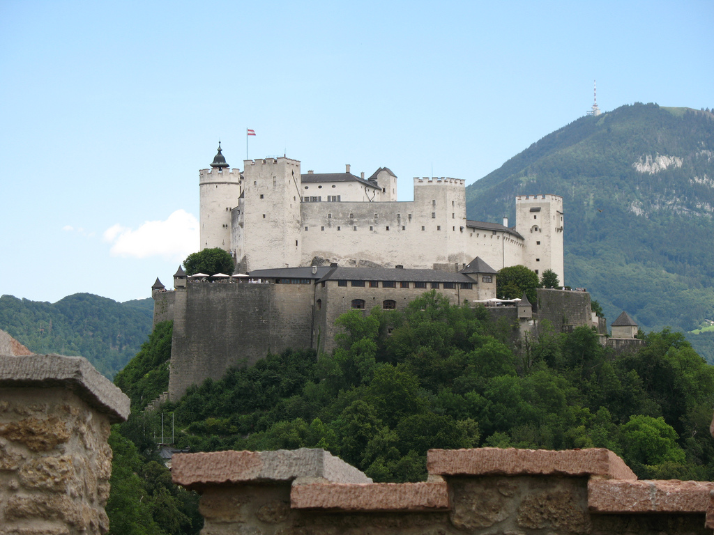 Salzburg Hohensalzburg Fortress in Austria