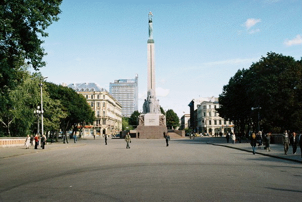 Freedom Monument in Latvia