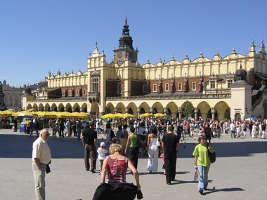Krakow old town it's be Poland capital
