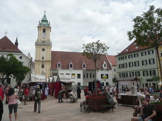 old town hall in main square bratislava 