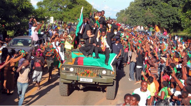 Welcome back heroes of Zambian football team