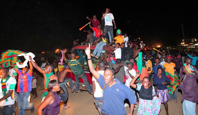 celebrations on Lusaka