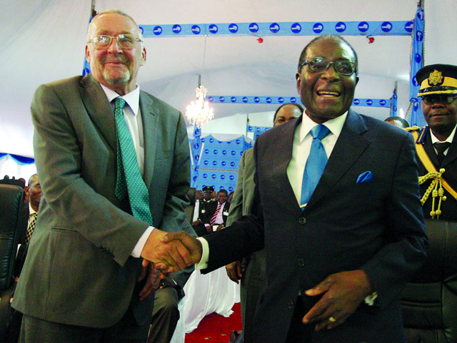 Scott guy and Robert Mugabe